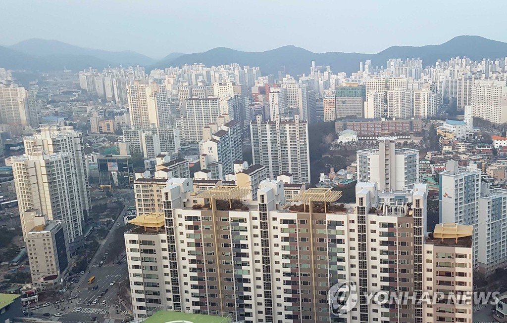 부산 해운대 지역 아파트 단지