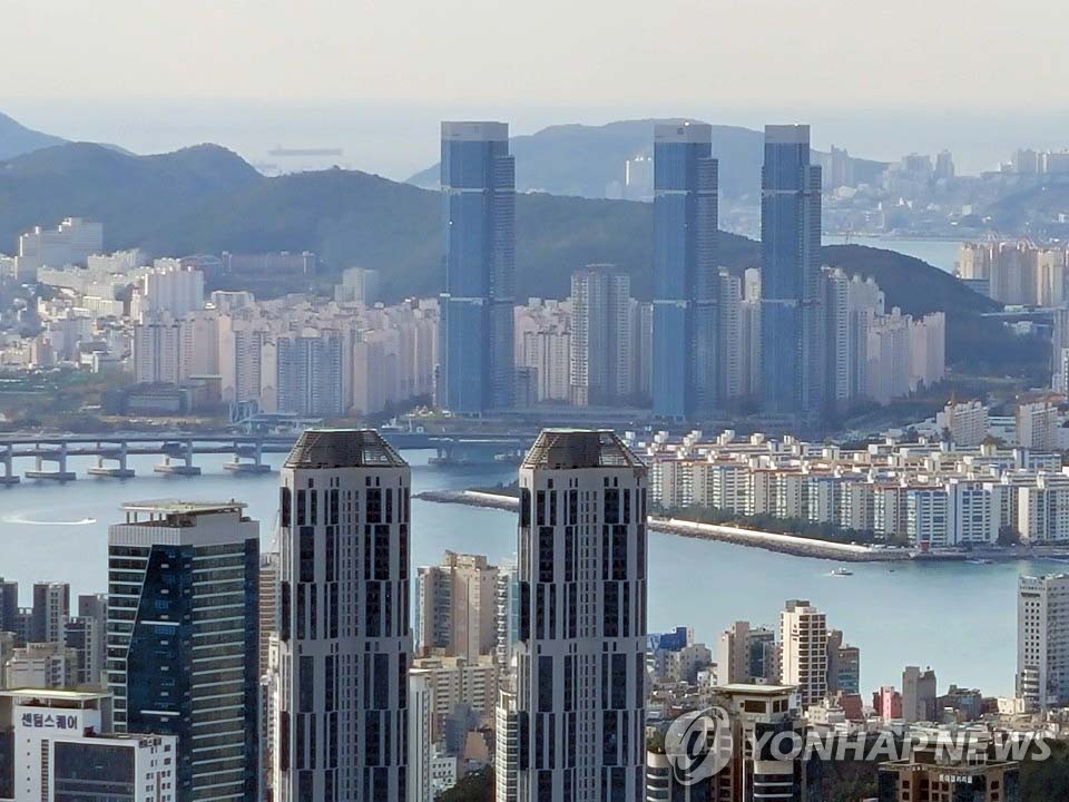 부산 해안 전경
