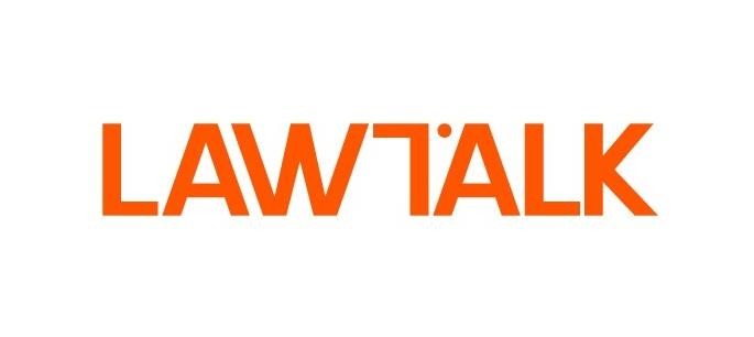 The logo of LawTalk is shown in this image provided by its operator, Law&Company Co. (PHOTO NOT FOR SALE) (Yonhap)