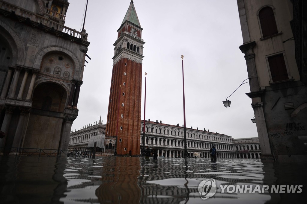 ITALY-WEATHER-FLOODING-ALTA ACQUA-HIGH WATER-VENICE