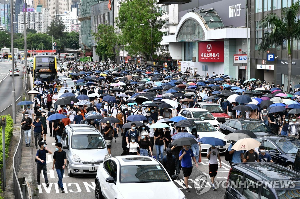 HONG KONG-CHINA-POLITICS-UNREST