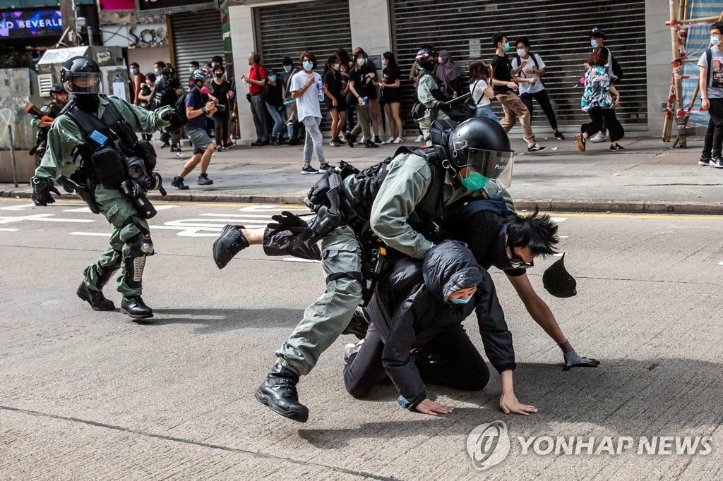 TOPSHOT-HONG KONG-CHINA-POLITICS-UNREST