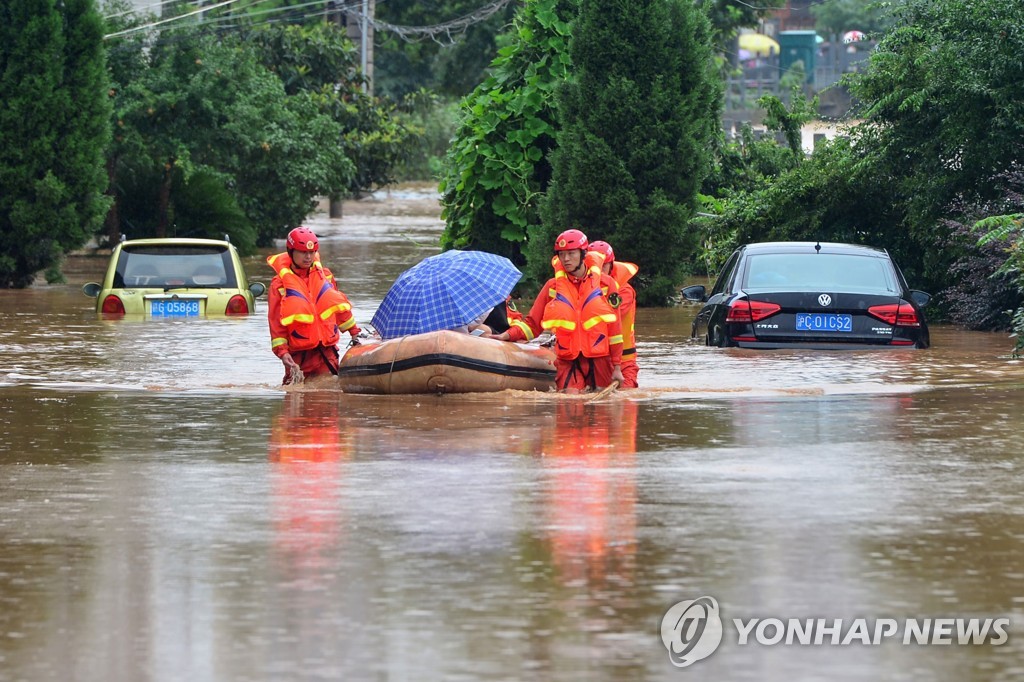 CHINA-WEATHER-FLOODS