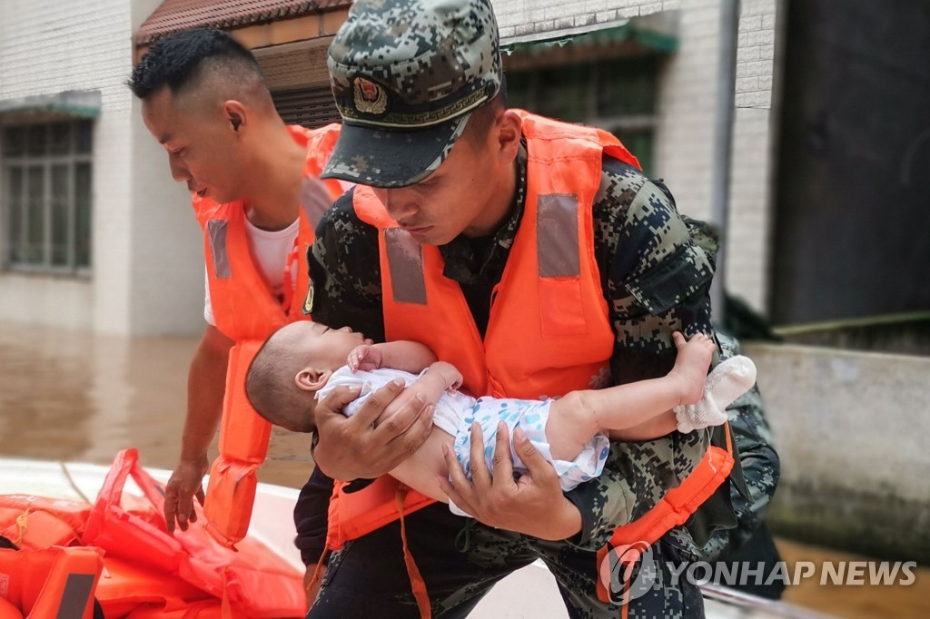 CHINA-WEATHER-FLOODS
