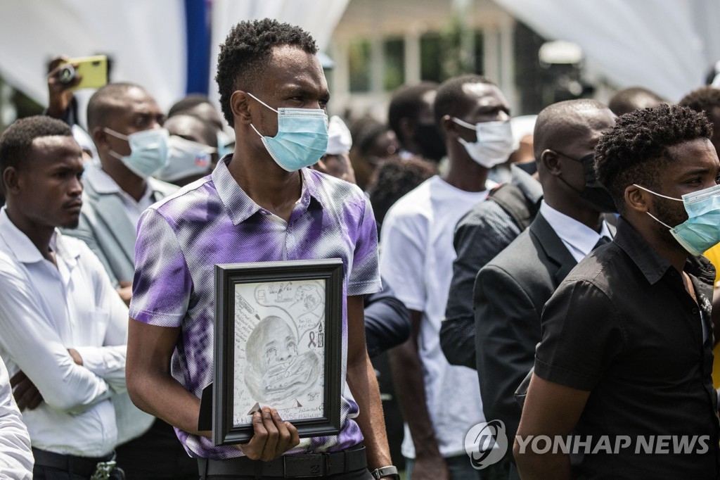 Haiti-POLITICS-Moise-FUNERAL