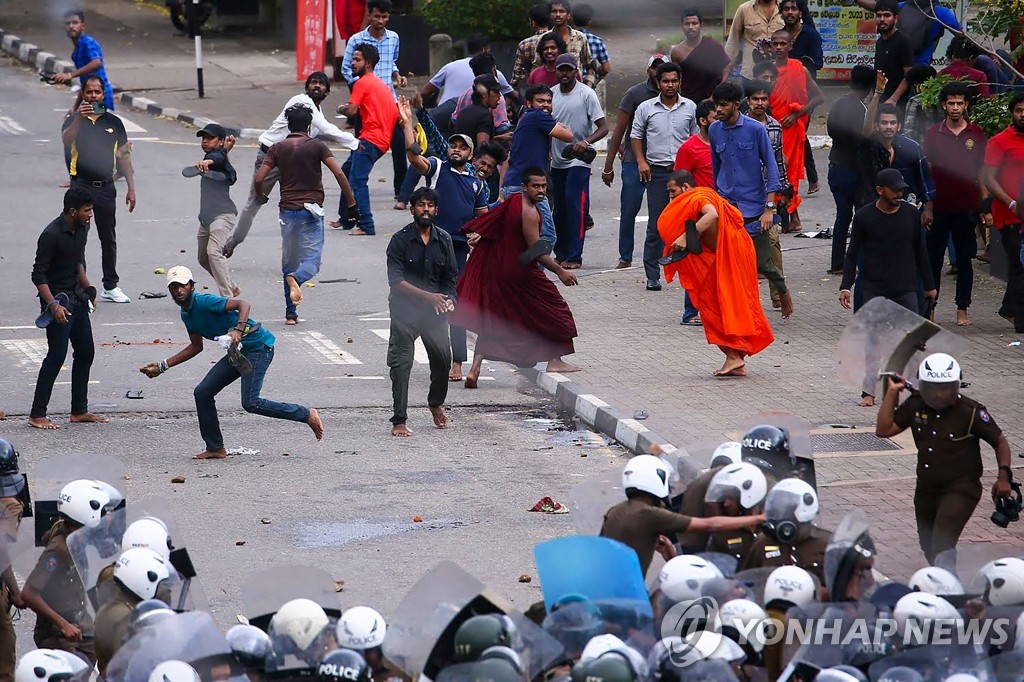 SRI LANKA-POLITICS-PROTEST