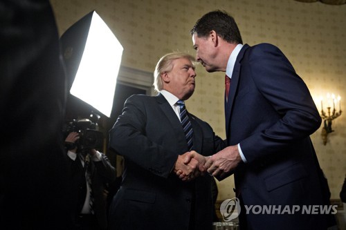 트럼프 미국 대통령과 코미 전 FBI 국장