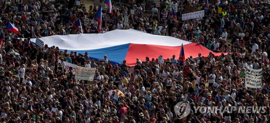 CZECH REPUBLIC GOVERNMENT PROTEST