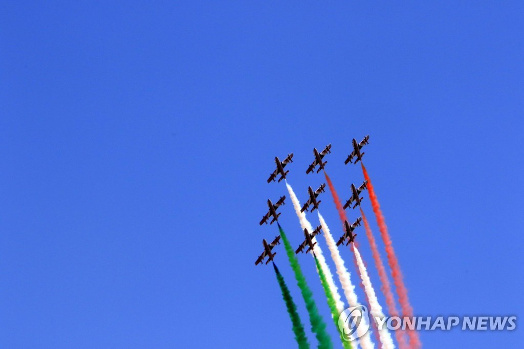 ITALY FRECCE TRICOLORI REPUBLIC DAY CORONAVIRUS