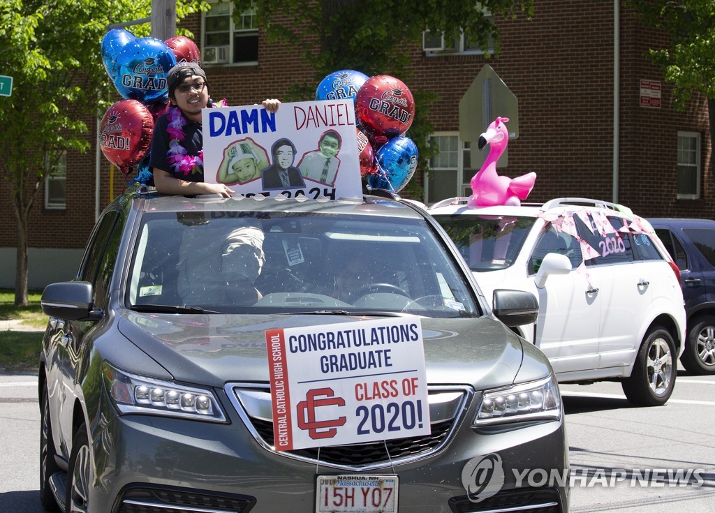 USA HIGH SCHOOL PARADE PANDEMIC CORONAVIRUS COVID19