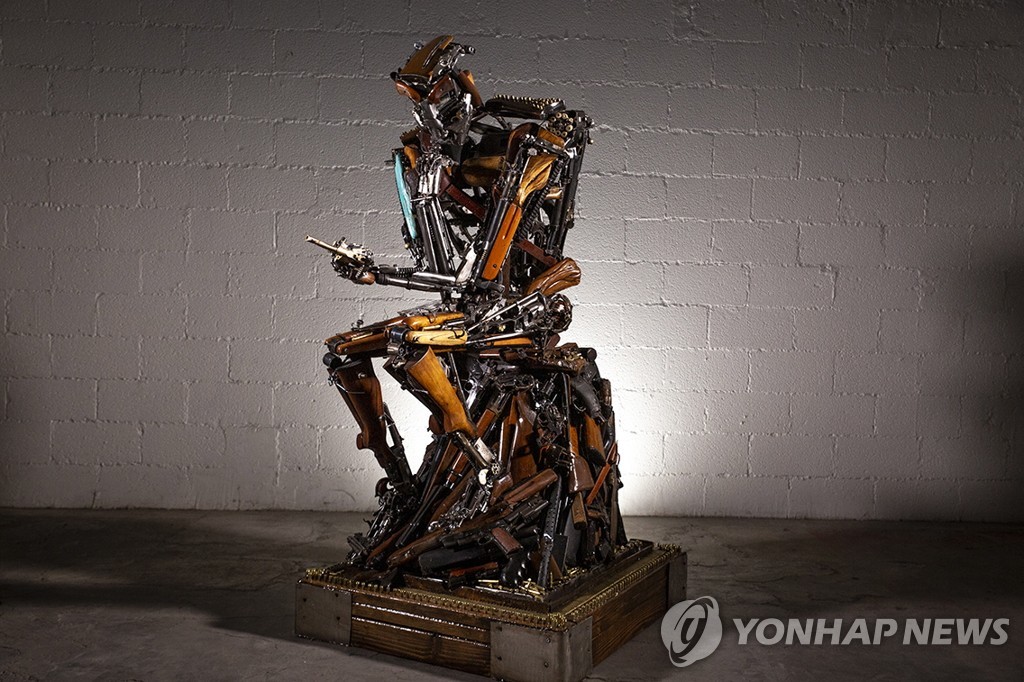 USA ART SCULPTURE MASS SHOOTING