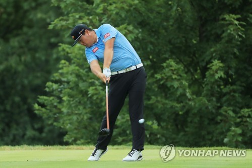 임성재의 3라운드 경기 모습.
