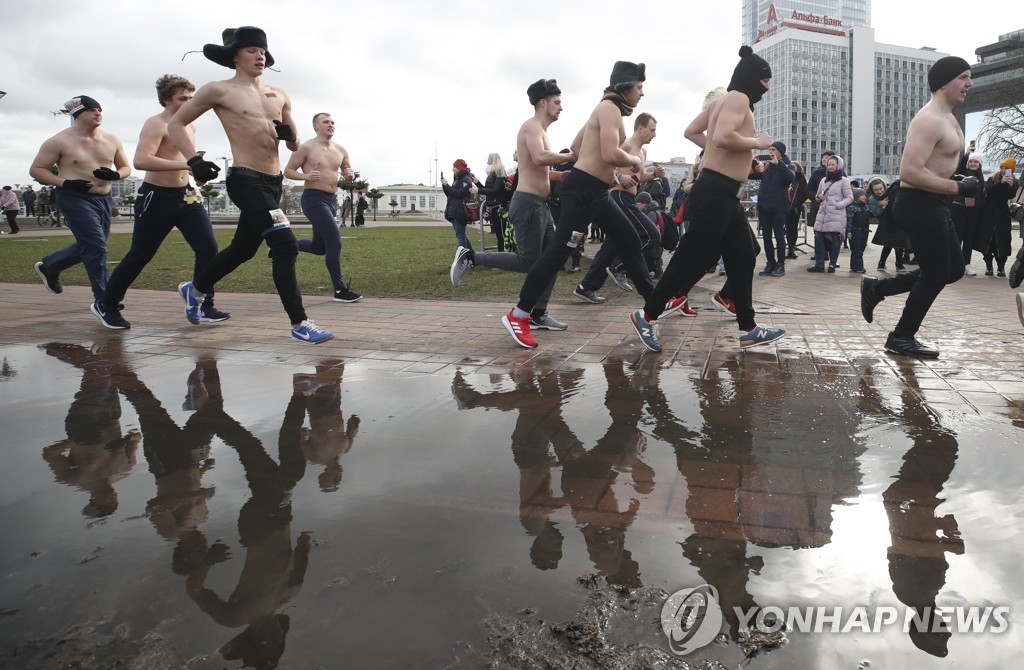 Defender of Fatherland Day celebrated in Minsk, Belarus
