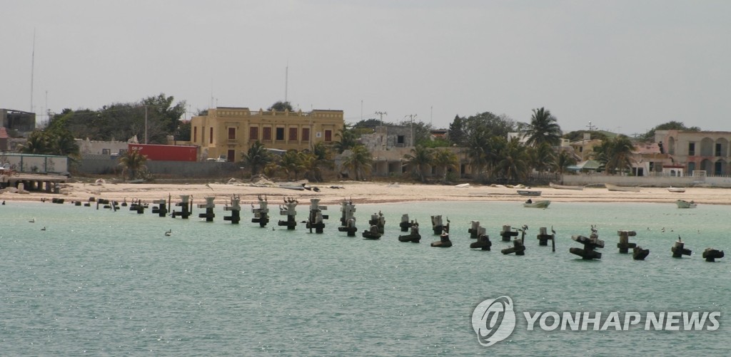 프로그레소 항구의 옛날 선착장