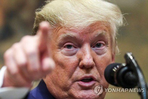 도널드 트럼프 미 대통령