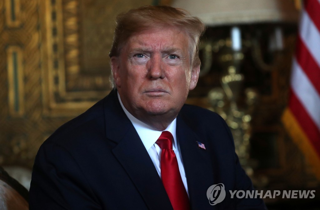 도널드 트럼프 미 대통령