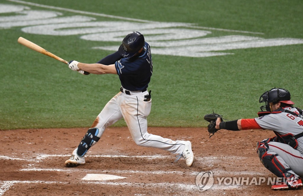 트로피카나필드에서 열린 탬파베이와 워싱턴의 MLB 경기