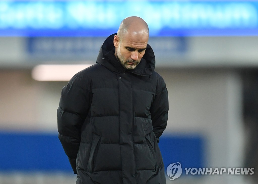 과르디올라 맨시티 감독.
