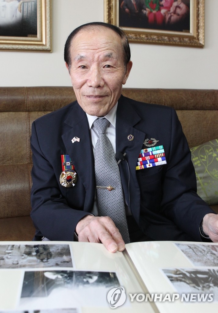 인천상륙작전 참전한 박학관씨