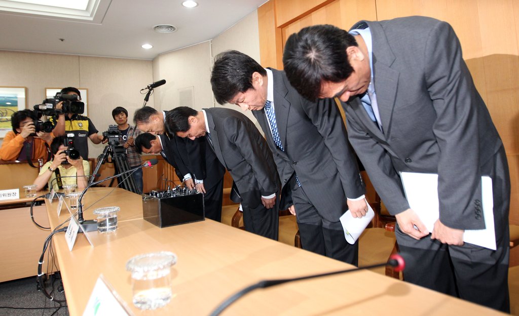 승부조작 파문‥고개 숙인 프로축구연맹