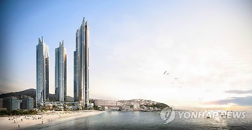해운대관광리조트 엘시티 조감도
