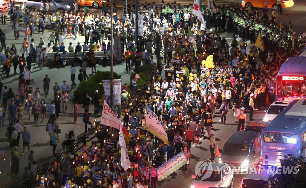 <세월호참사> 특별법 제정 염원 행진