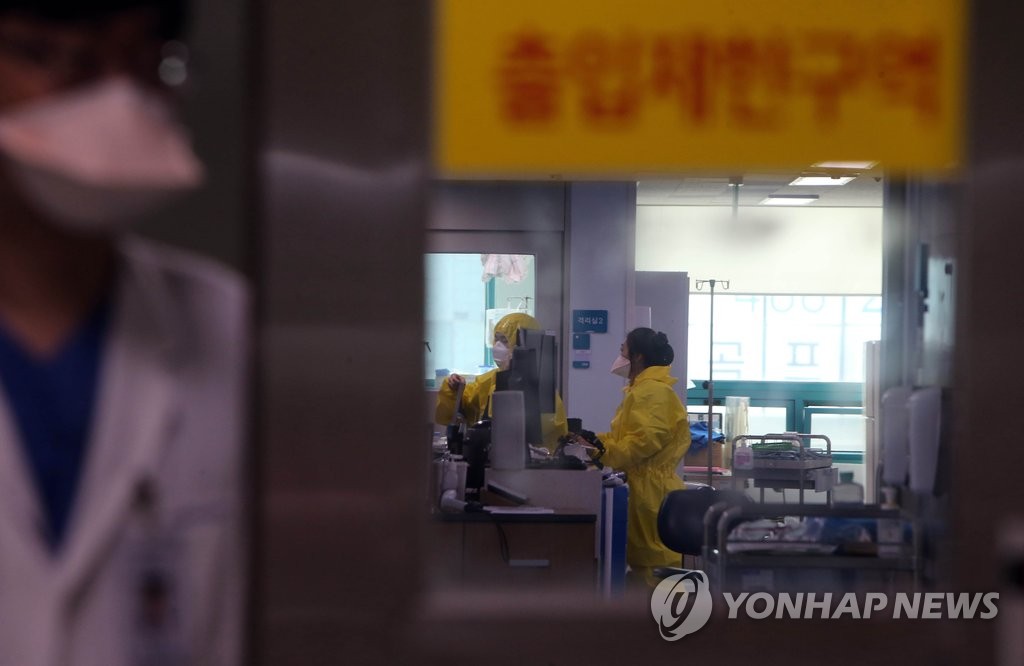 대전 을지대학교병원 중환자실이 9일 출입이 통제되고 있다. (연합뉴스 자료사진)
