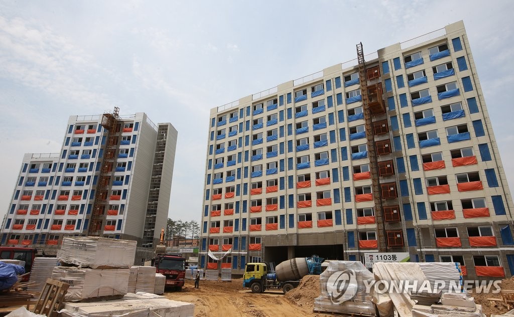 행복주택 공사현장 (연합뉴스 자료사진)