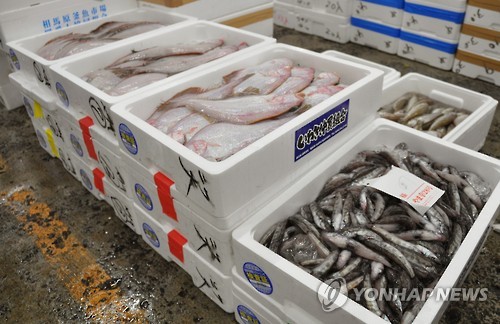 후쿠시마산 수산물 1천500t 유통