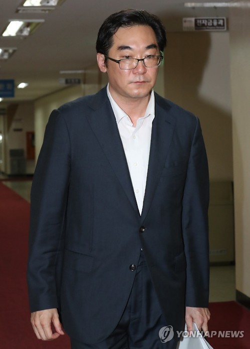 징계위 참석한 나향욱 전 교육부 정책기획관