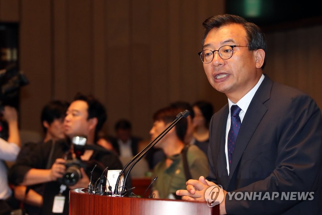 이정현, 의원총회 발언