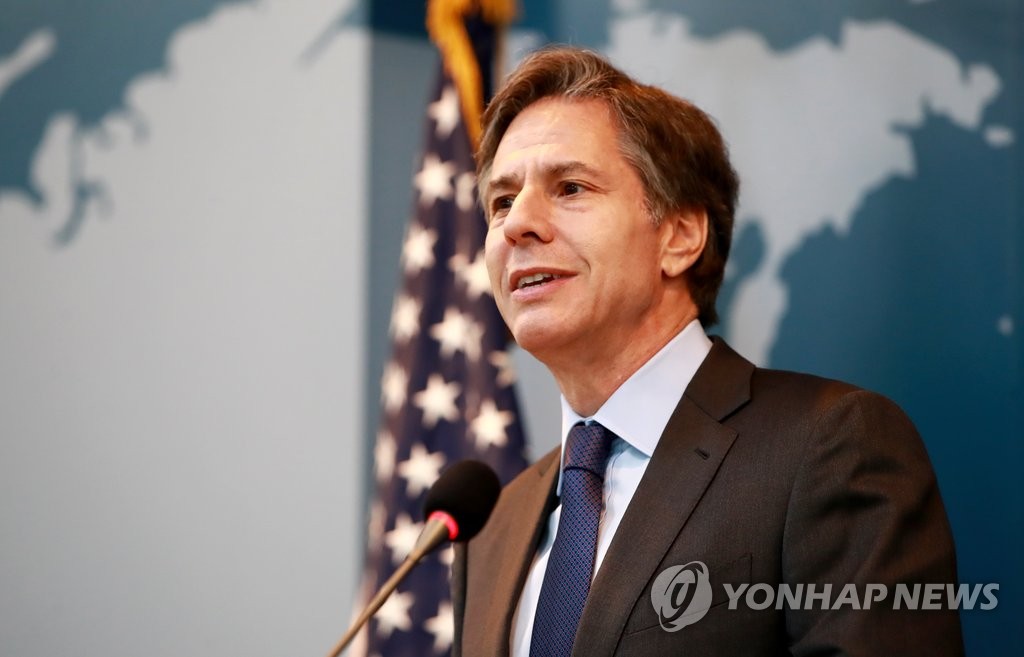 블링컨 美 국무부 부장관