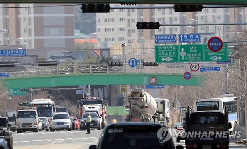 신도시 정전사고 불꺼진 신호등