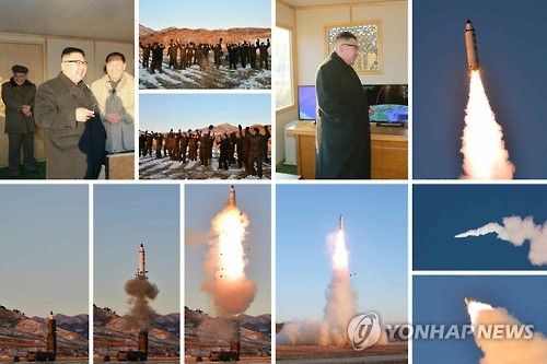 북한 "중장거리탄도탄 북극성 2형 발사 성공…새 핵전략무기"