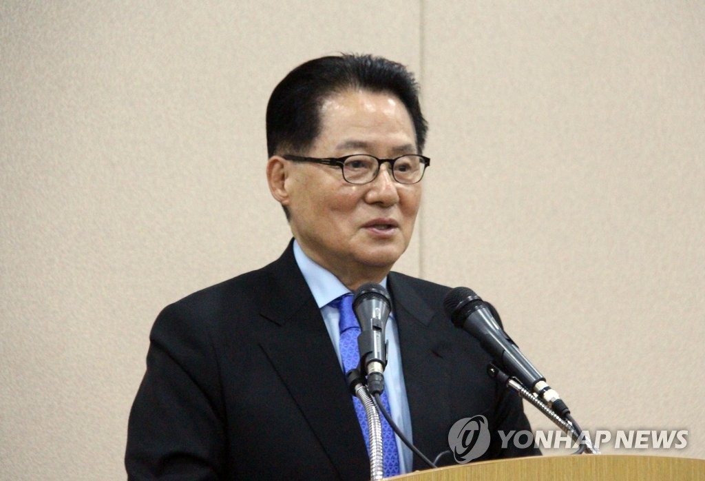 인사말 하는 박지원 국민의당 대표