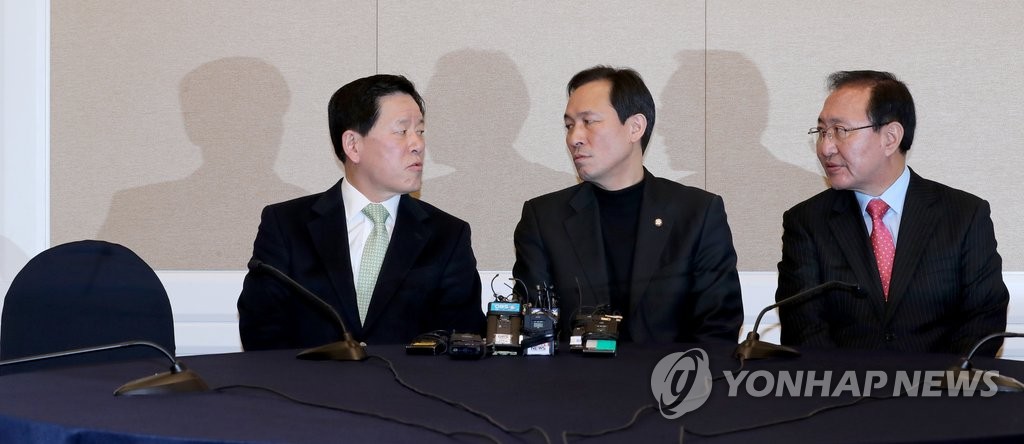 바른정당 뺀 야3당 "黃대행 탄핵 추진"