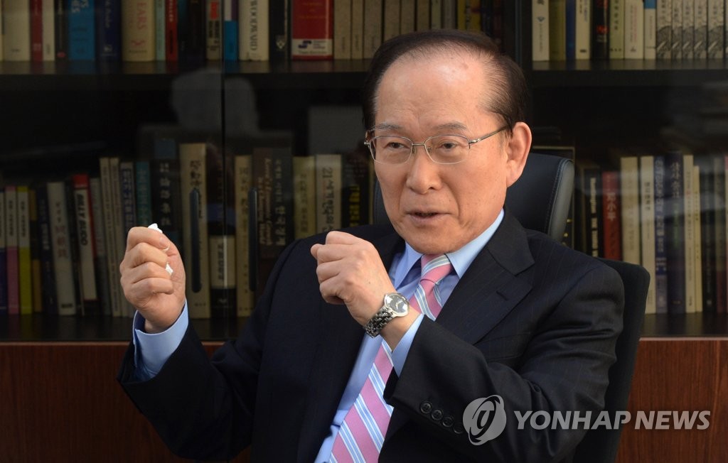 홍준표 만난 이회창