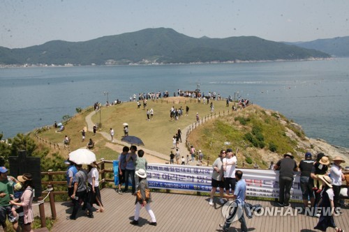 절경 펼쳐진 경남 거제 바람의 언덕