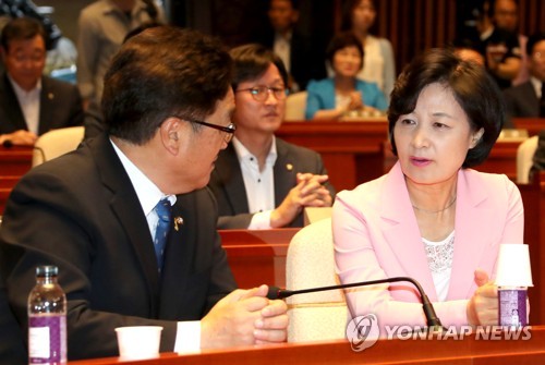 여당 지도부 대화