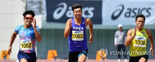 한국육상에 희망 안긴 김국영의 질주