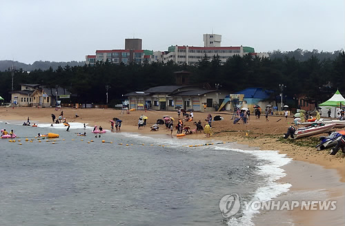 동해안 해수욕장 폐장