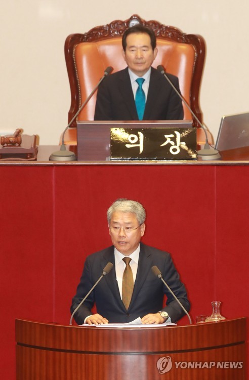 김동철 원내대표 교섭단체 대표 연설