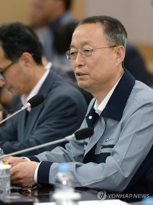 인사말 하는 백운규 장관