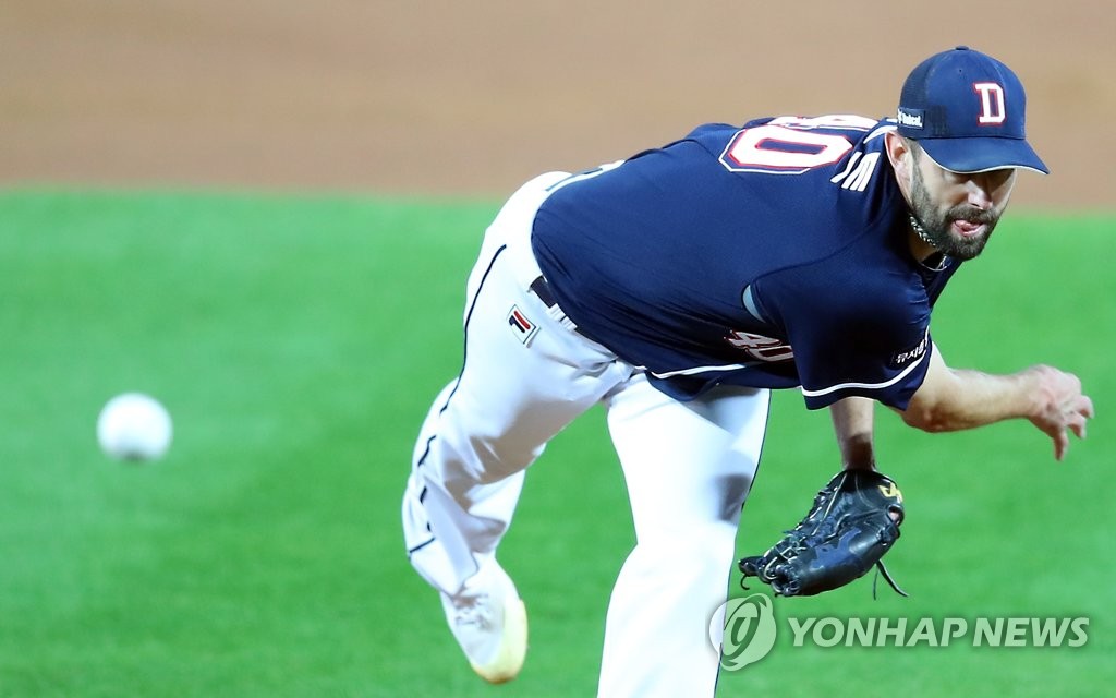 니퍼트 '한국시리즈 첫 두산 선발투수'