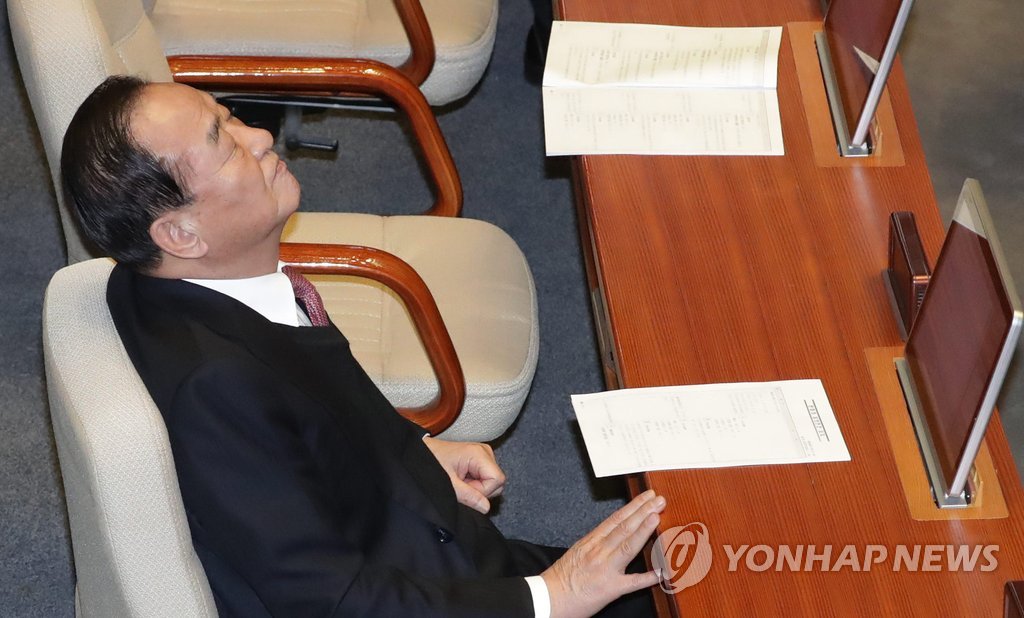 본회의 출석한 서청원