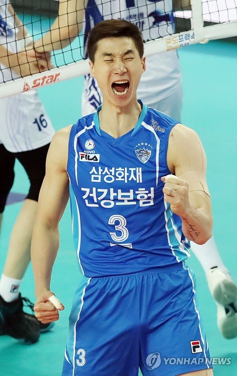 박철우 '이것이 득점의 기쁨'