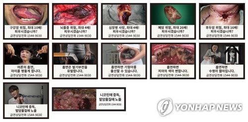 보건복지부, 담뱃갑 경고그림 문구 전면 교체