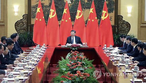 中, 北참관단에 농업·IT 등 협력 제안