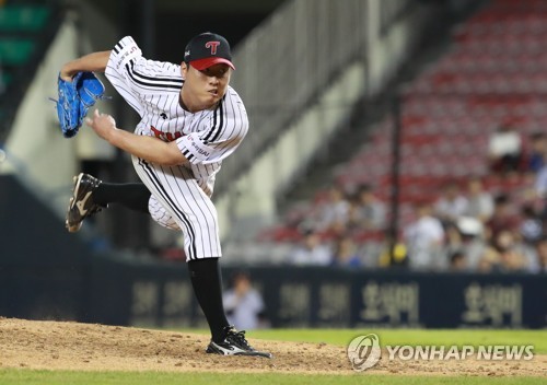 역투하는 차우찬