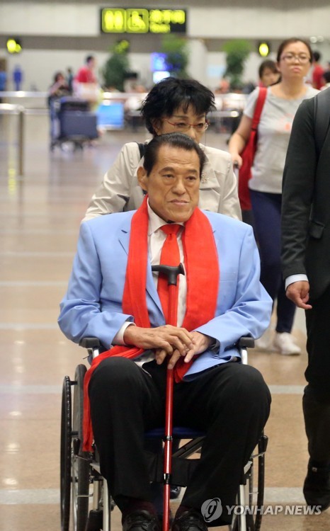 '방북' 이노키 일본 의원 베이징 경유